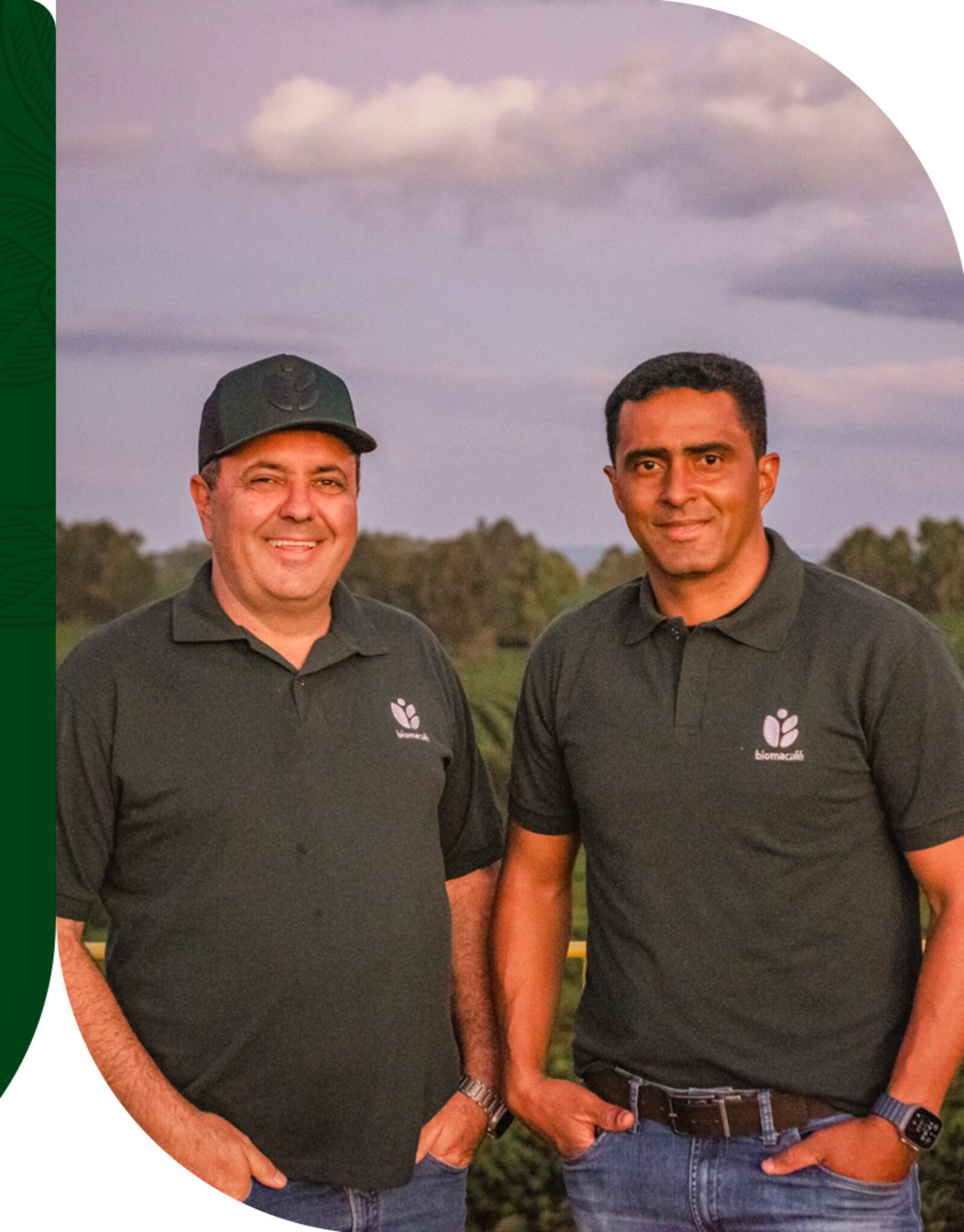 Flávio and Marcelo, founders of Bioma Café